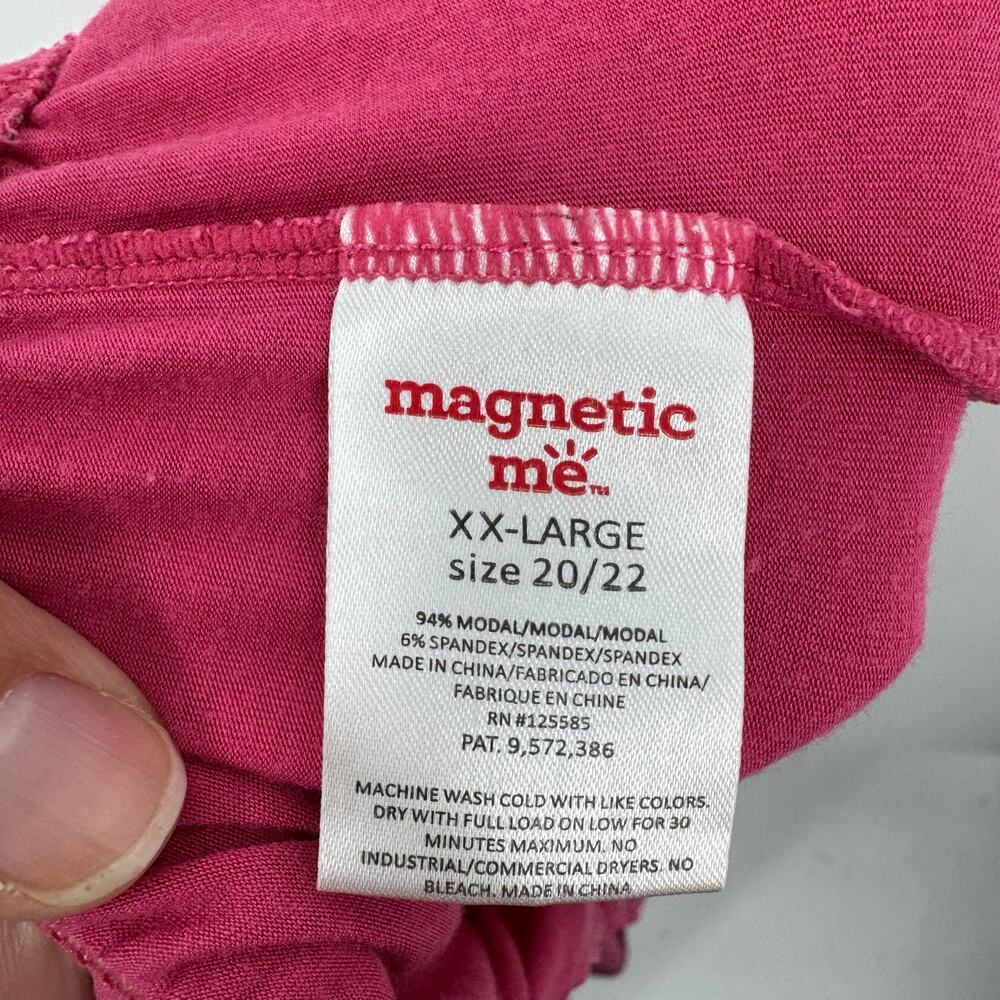Magnetic Me Women's Pajama Lounge Shorts Set XXL Pink Modal Pockets Maternity - Picture 10 of 11